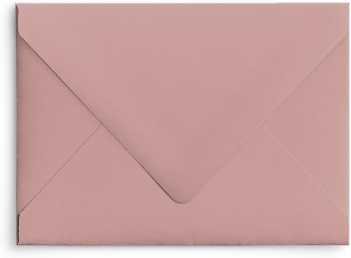 Rosebud A7ユーロカーブフラップマット招待状封筒